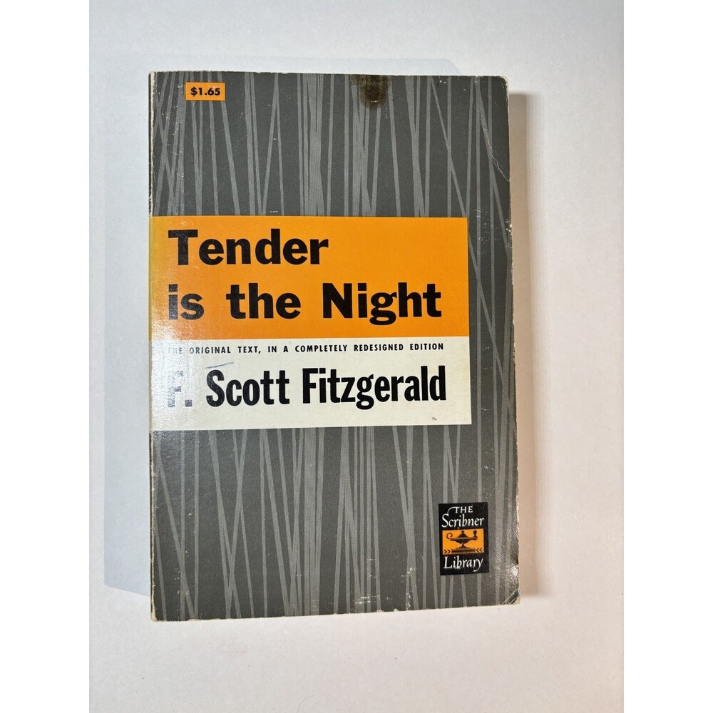 Vintage PB Tender is the Night F Scott Fitzgerald PB Annotated